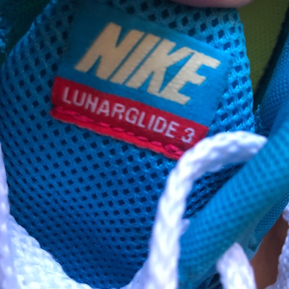 Nike Lunarglide 3 athletic shoe nice Size 4.5Y - Picture 5 of 8